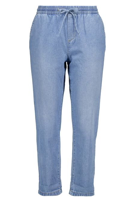 Pantalon en jean avec cordon de serrage