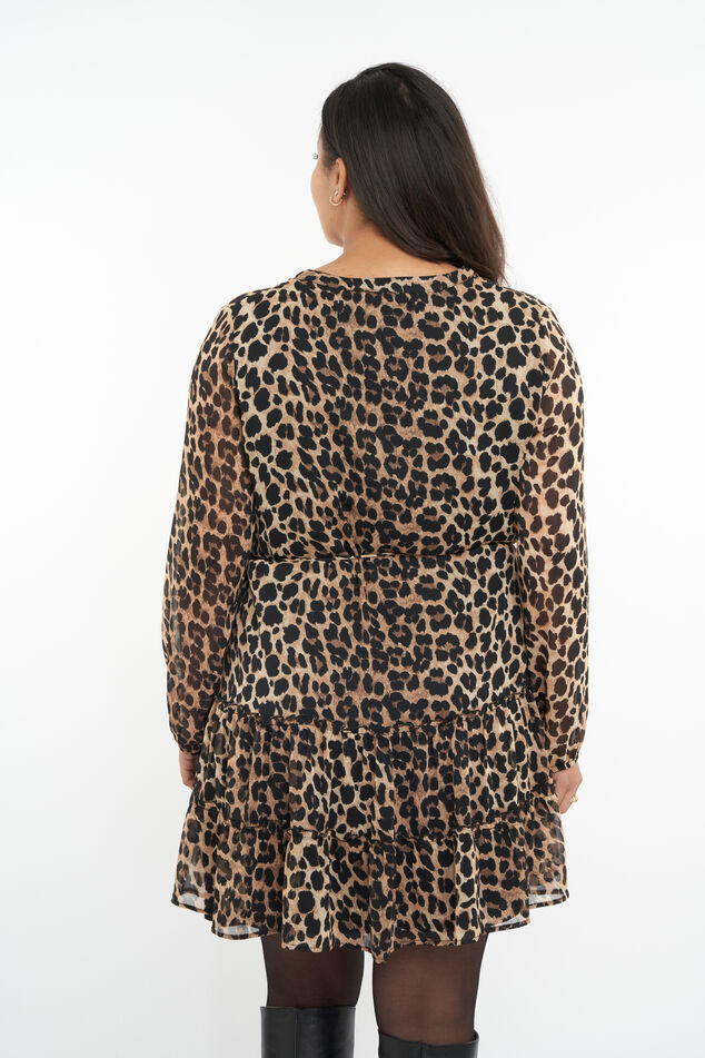 Tunic dress with print image number 4