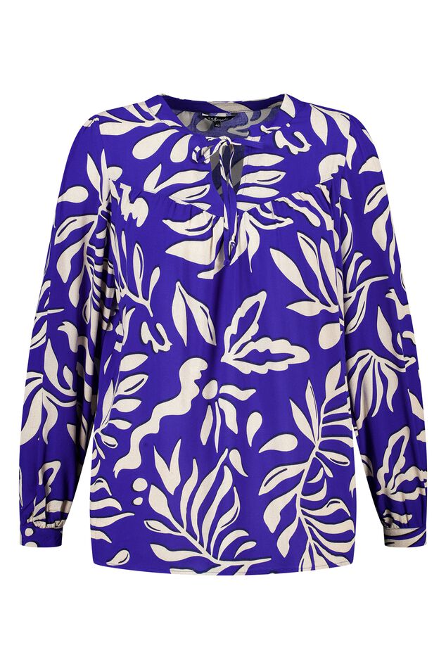 Blouse imprimée avec bobines image number 1