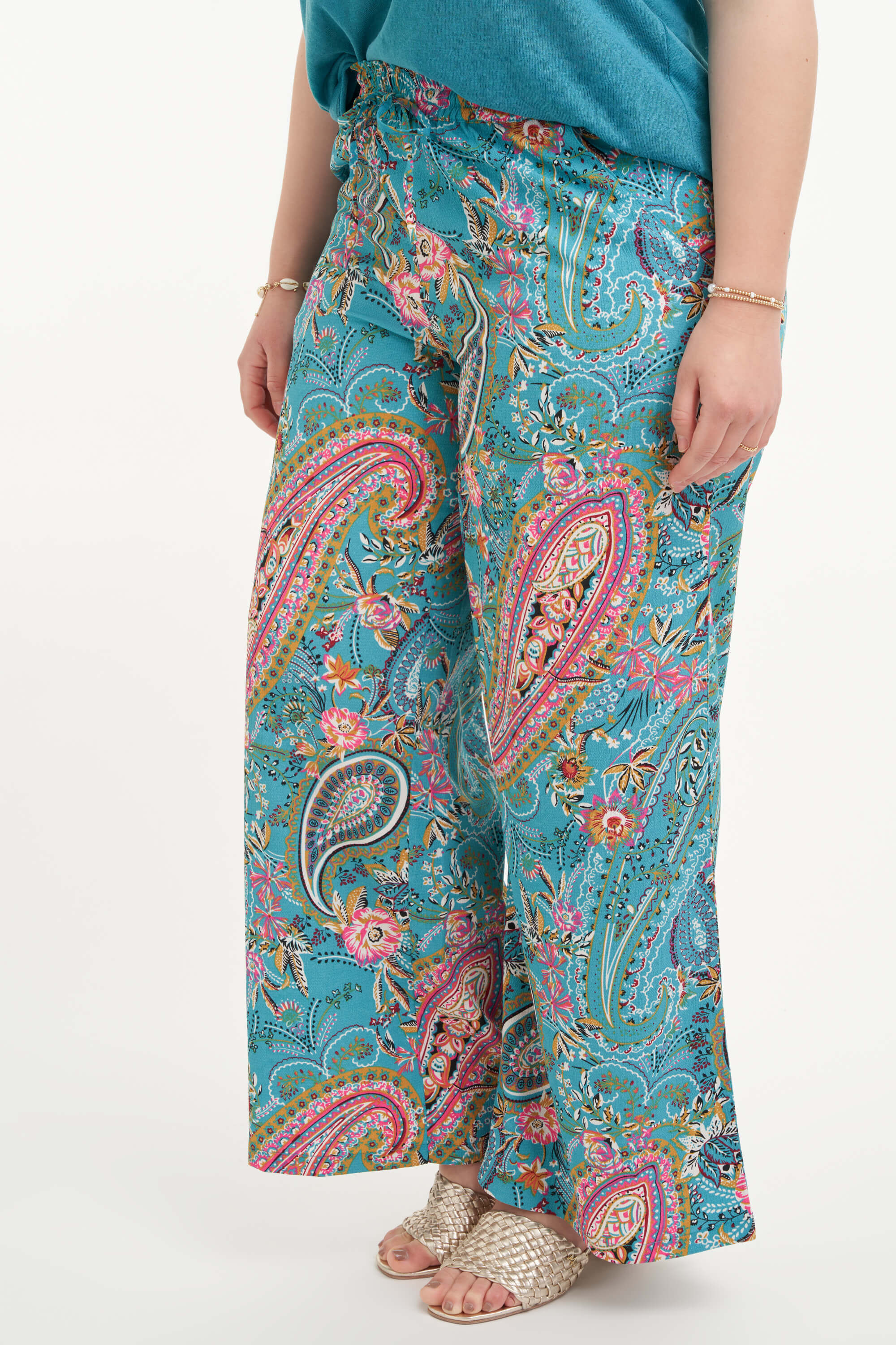 Pantalon-jupe avec imprim&eacute; image number 4