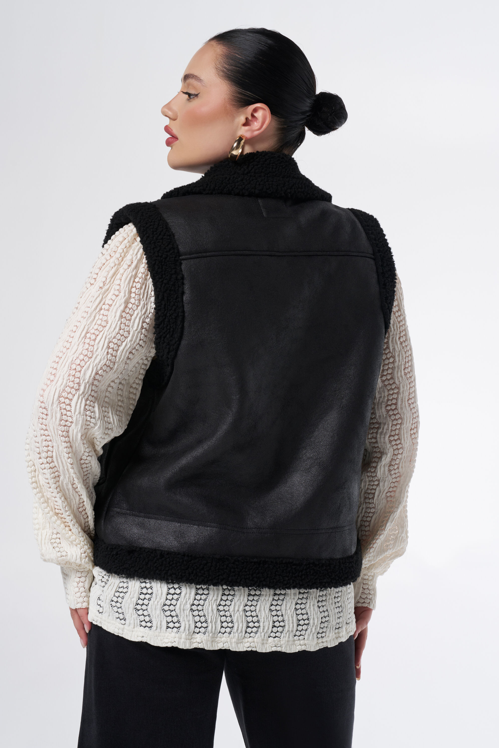 Gilet en similicuir image number 3