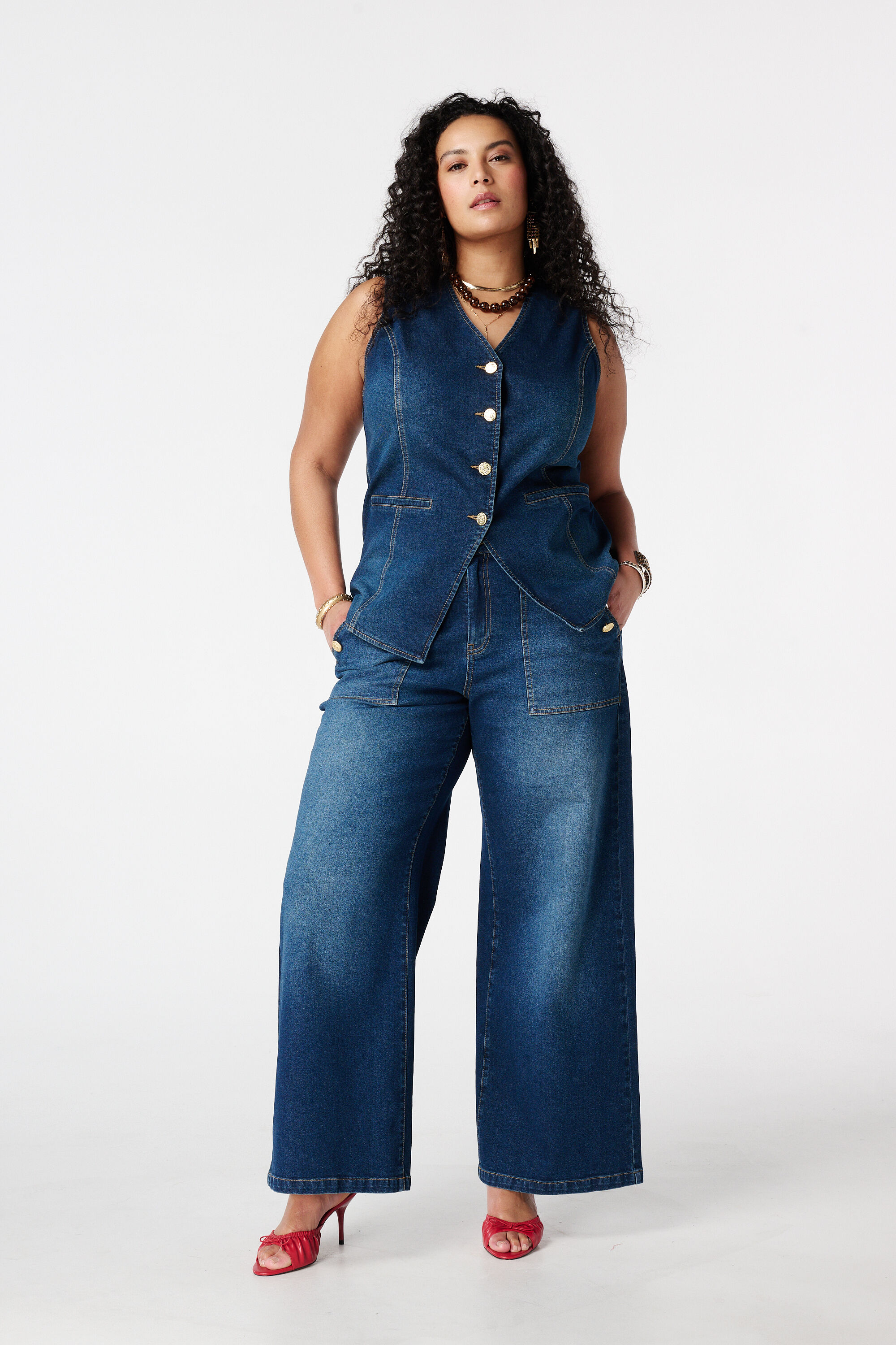 Gilet en jean image number 5