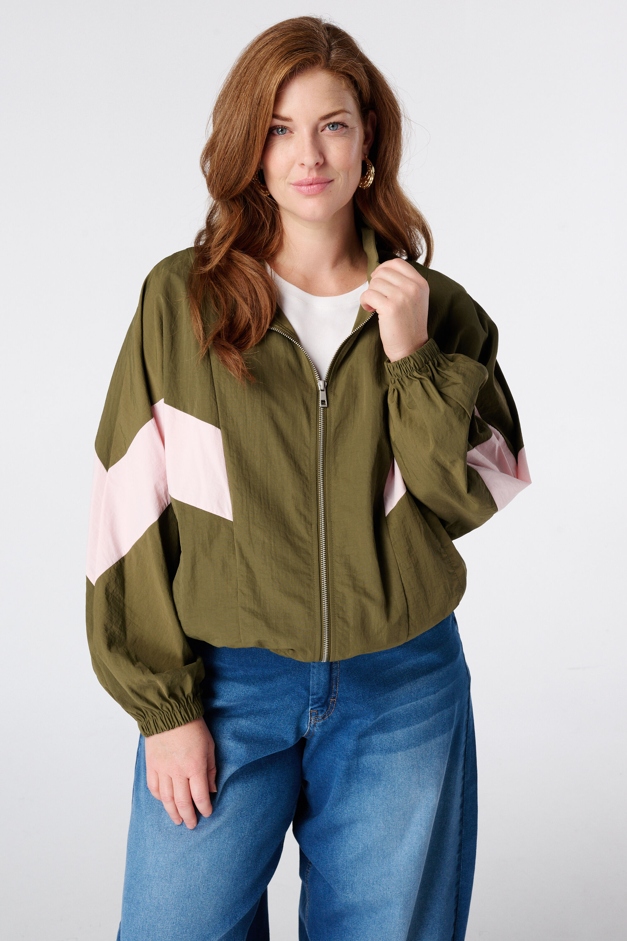 Veste &agrave; imprim&eacute; sportif