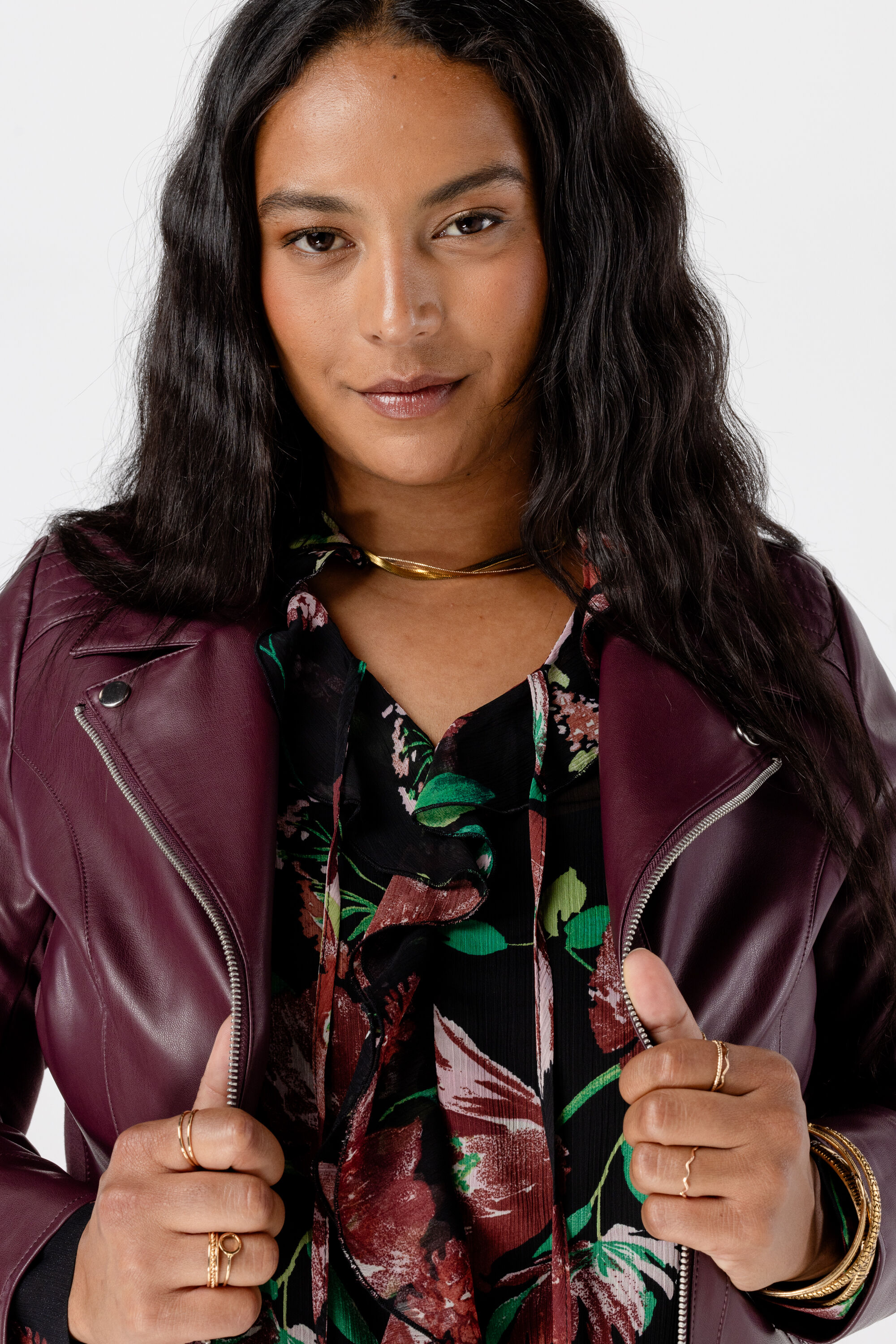 Veste de style motard en similicuir image number 5