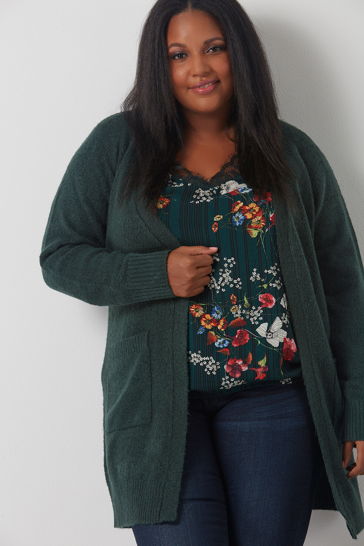 Chemisier avec col en dentelle  image number 4