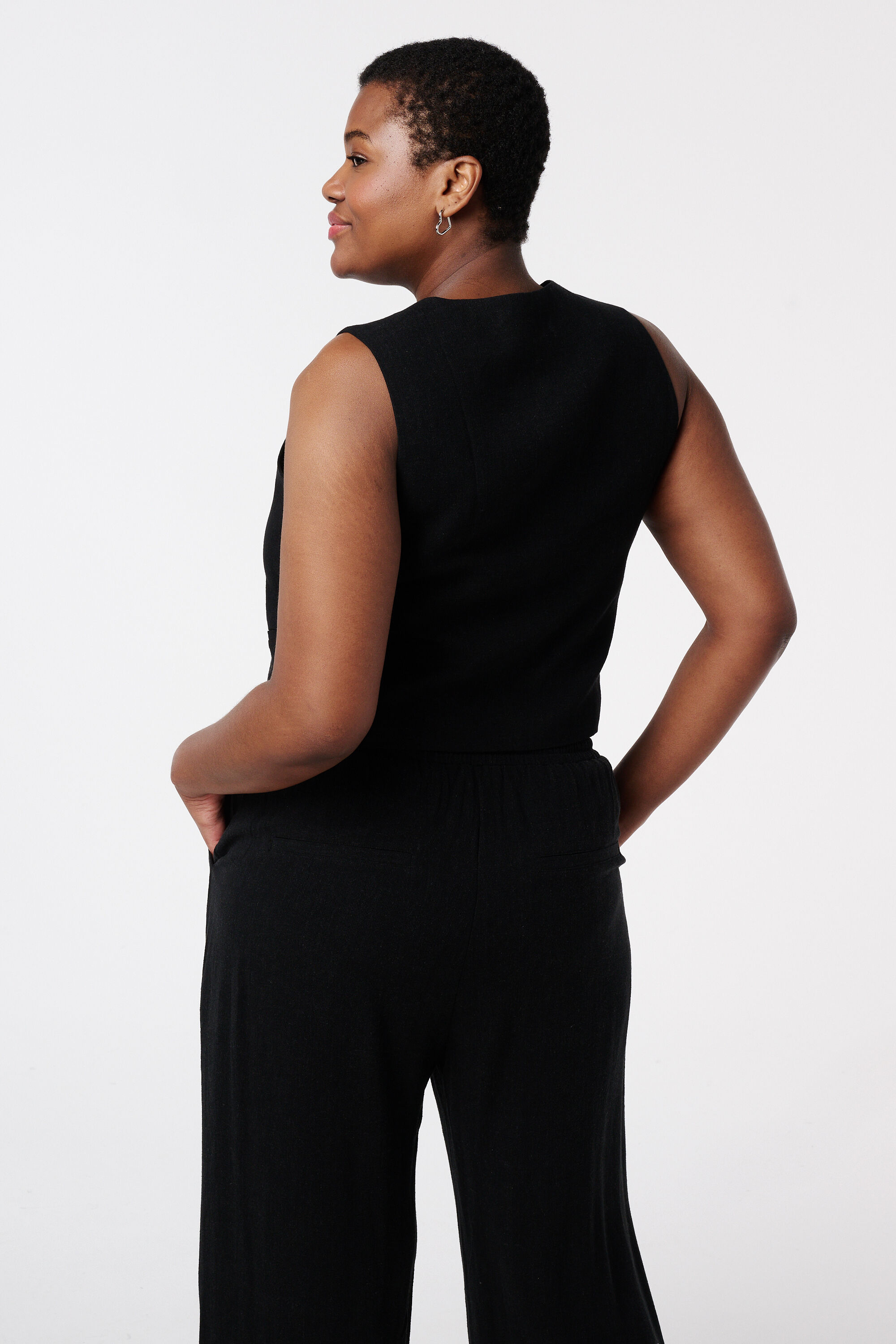 Gilet de costume en lin image number 3