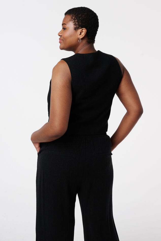 Gilet de costume en lin image number 3