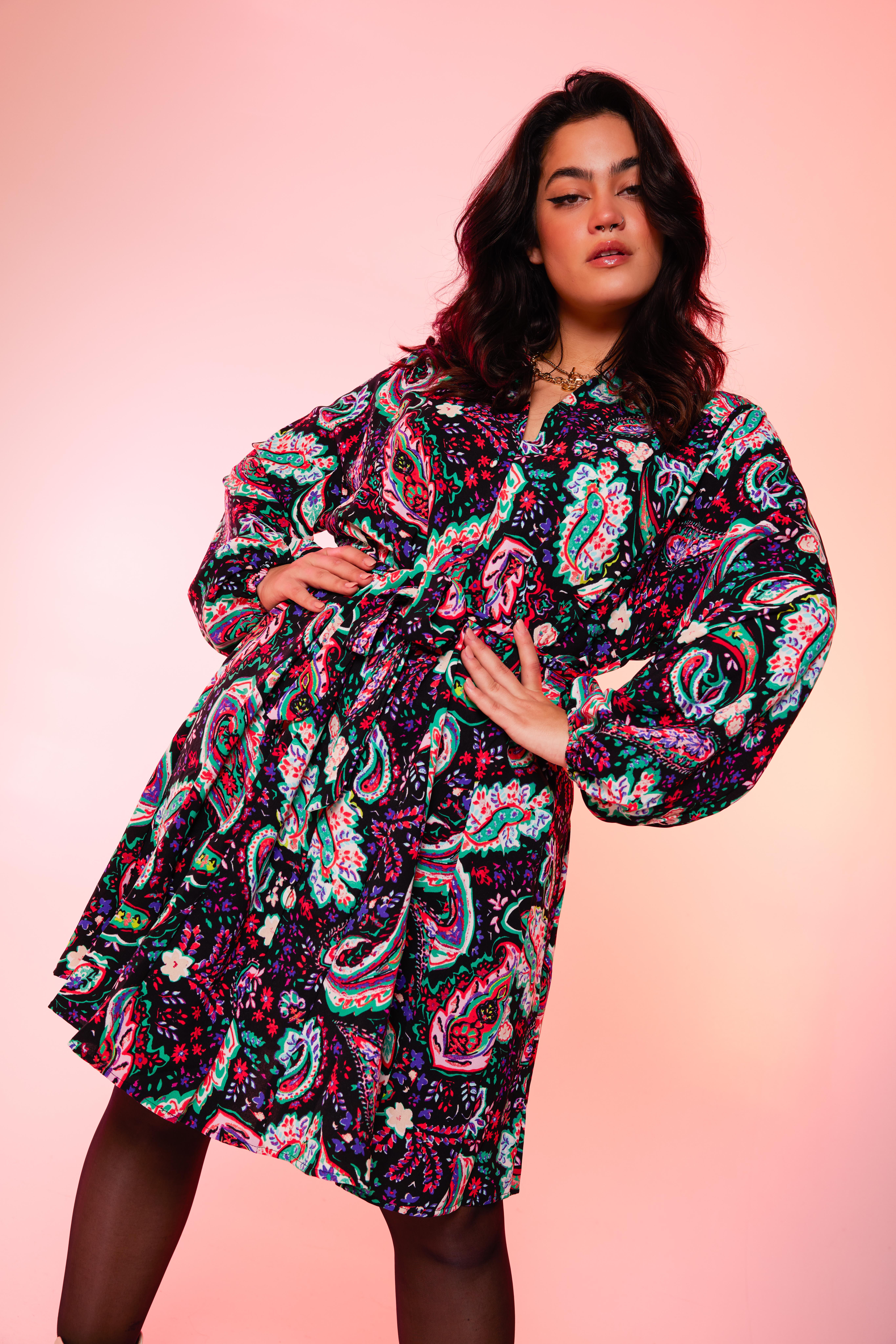 Robe chemise &agrave; imprim&eacute; image number 6