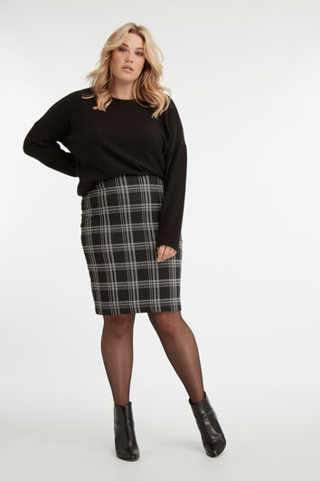 Jupe &agrave; carreaux