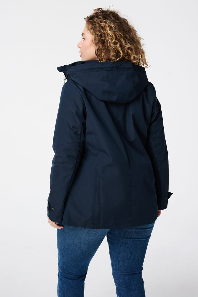 Imperméable avec détails argentés image number 3