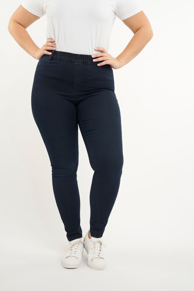 Slim fit 32 inch tregging POPPY image number 6