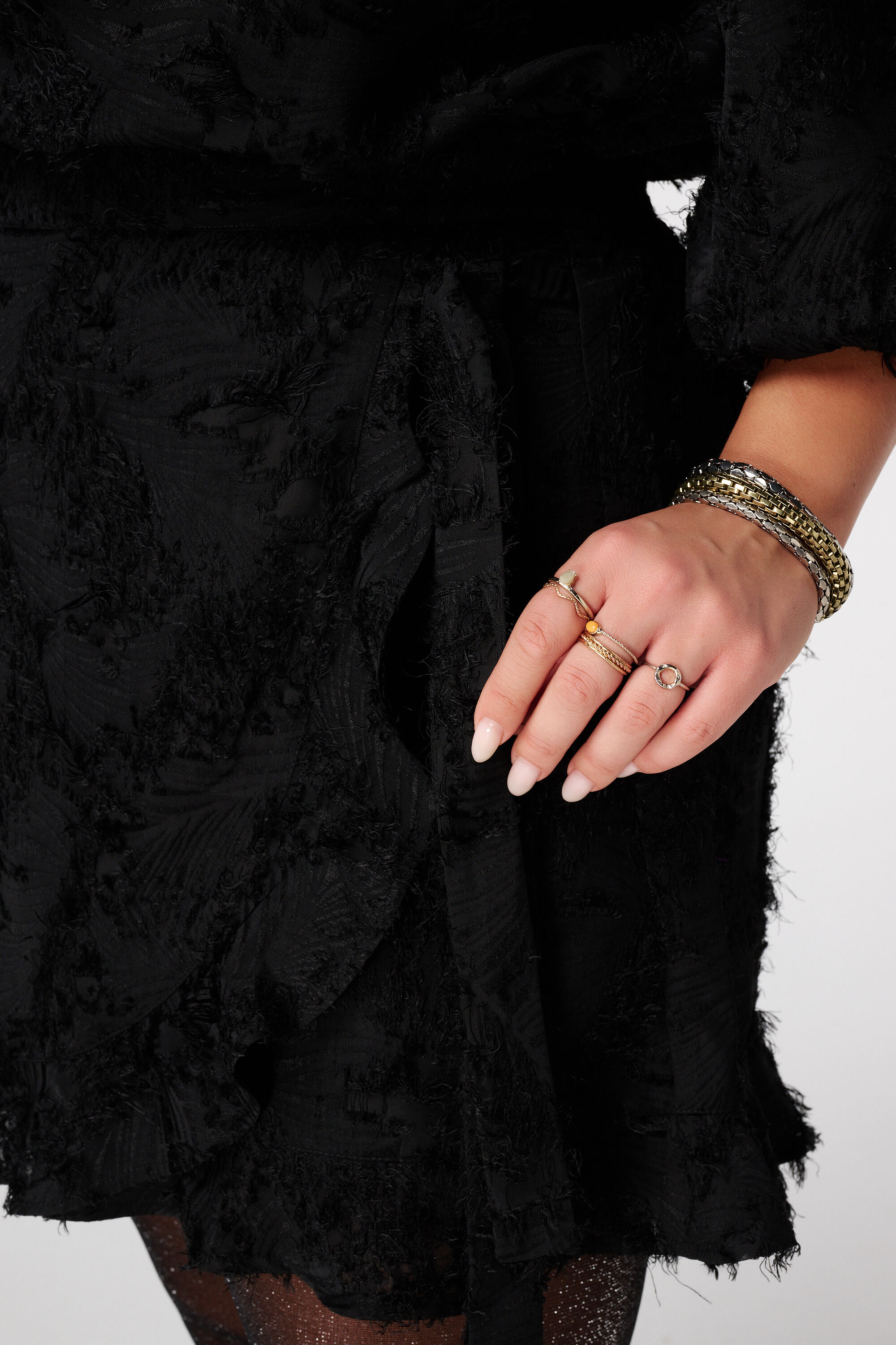 Skort &agrave; effet portefeuille image number 4