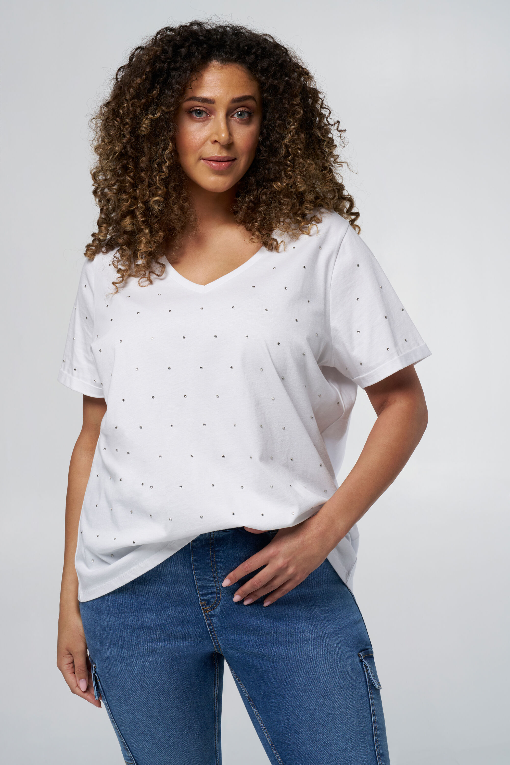 T-shirt avec pierres image number 0