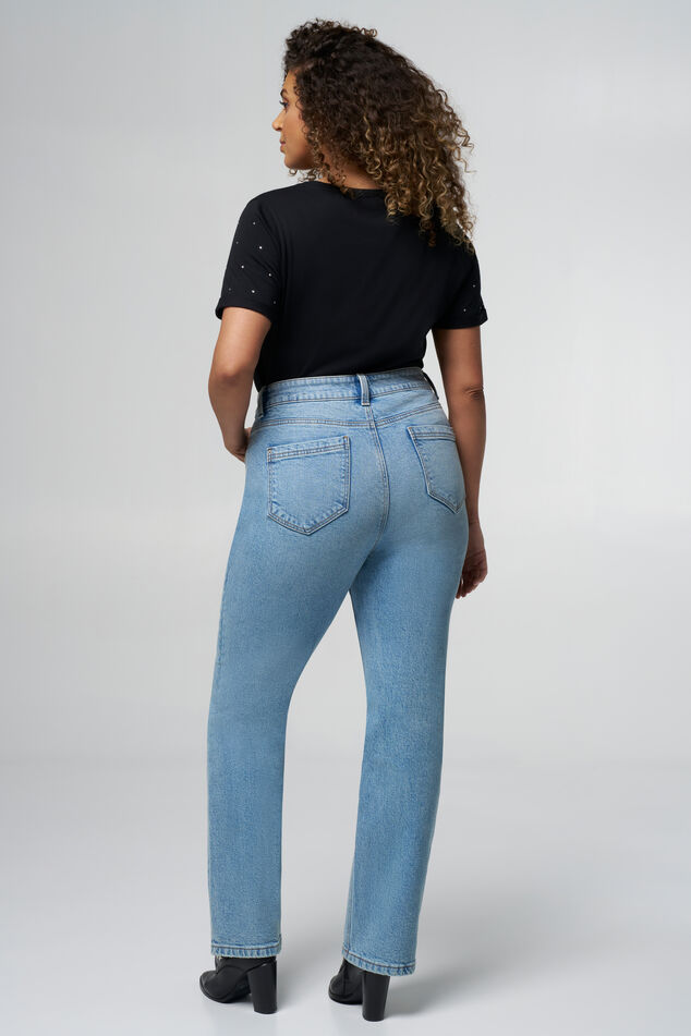 Jean à jambes droites ample image number 3