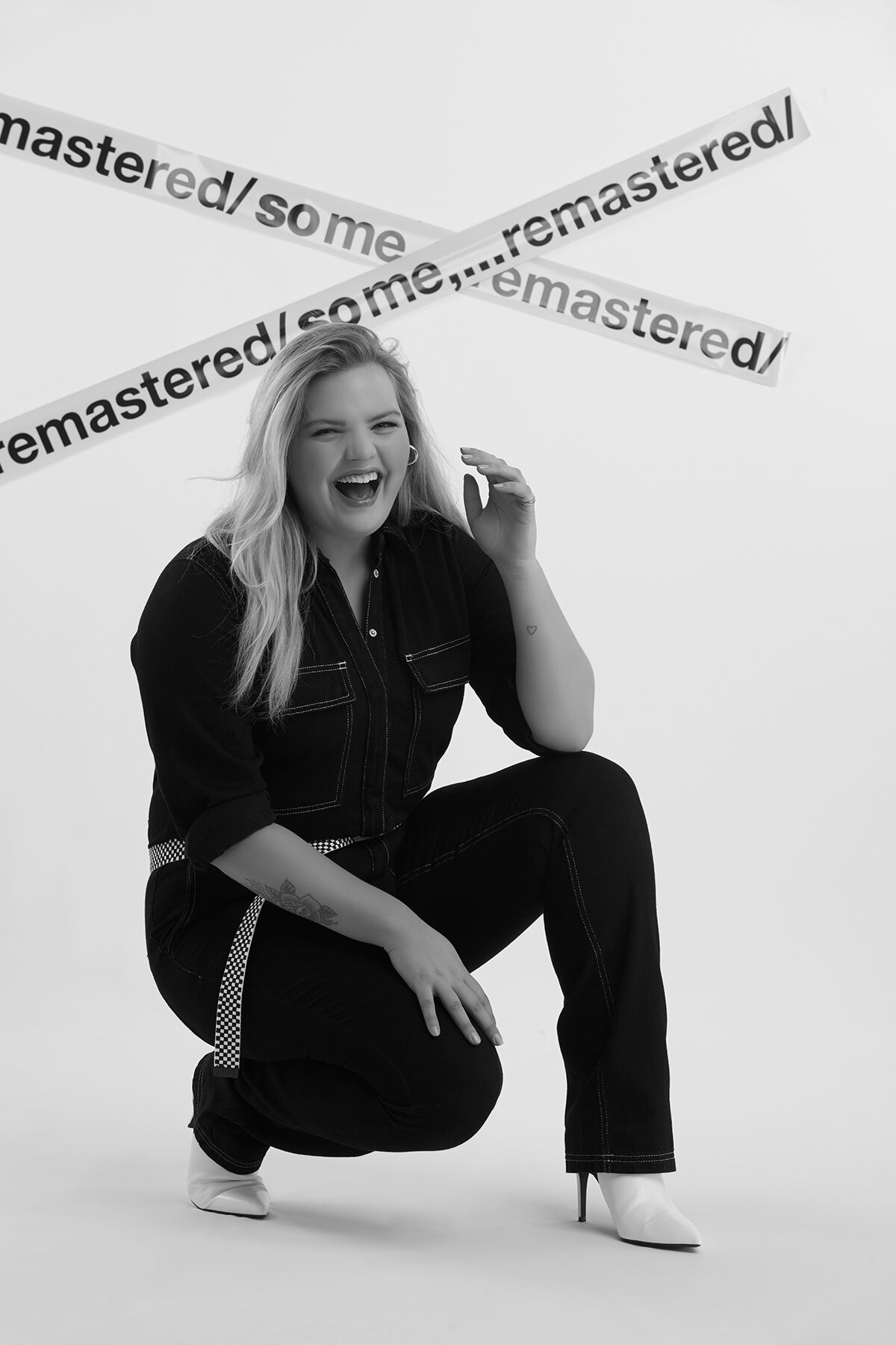 Combinaison bouton&eacute;e devant, avec ceinture image number 7