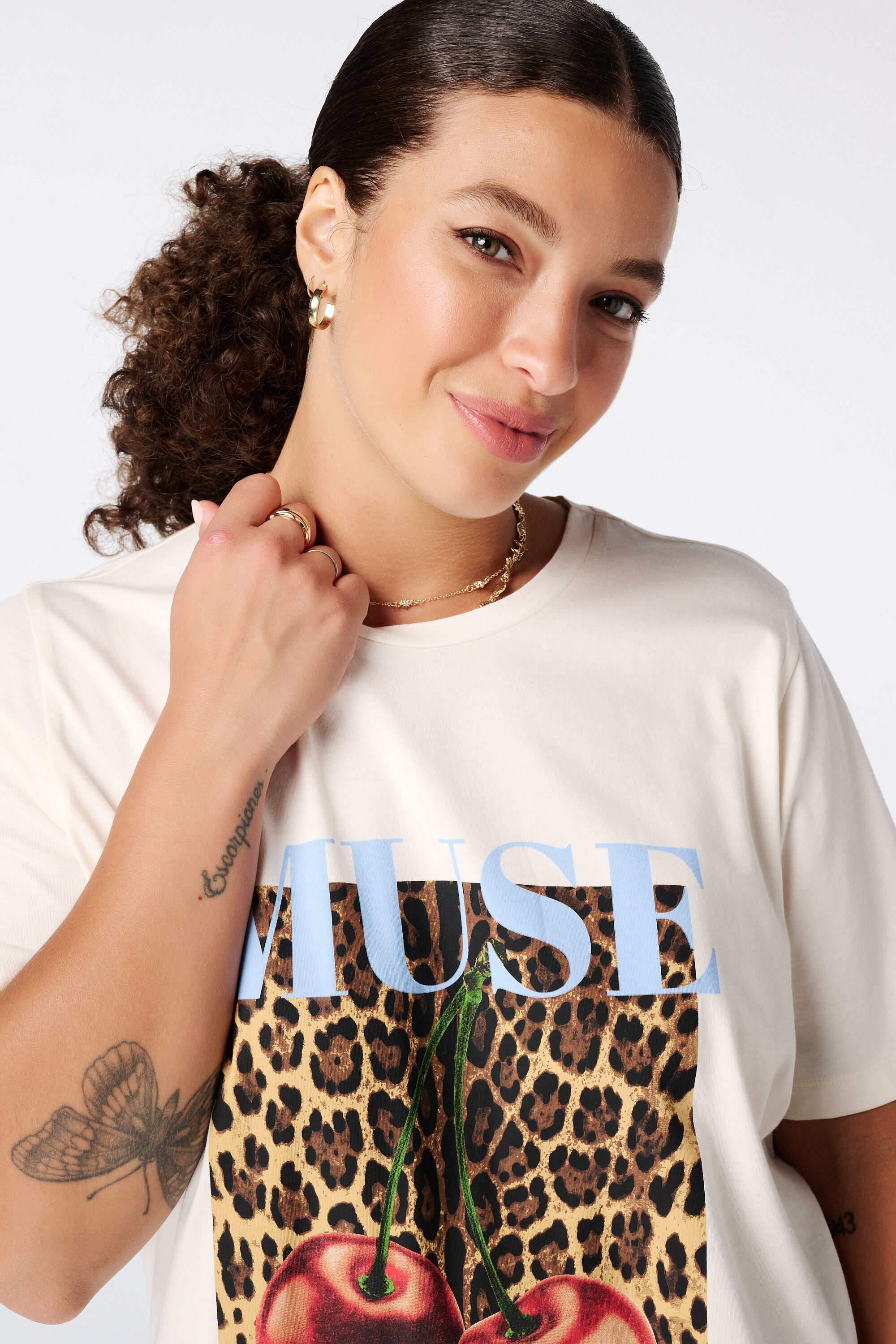 T shirt &agrave; imprim&eacute; image number 4