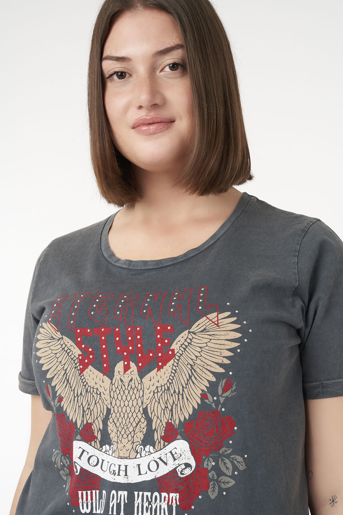 T-shirt &agrave; imprim&eacute; tendance image number 4