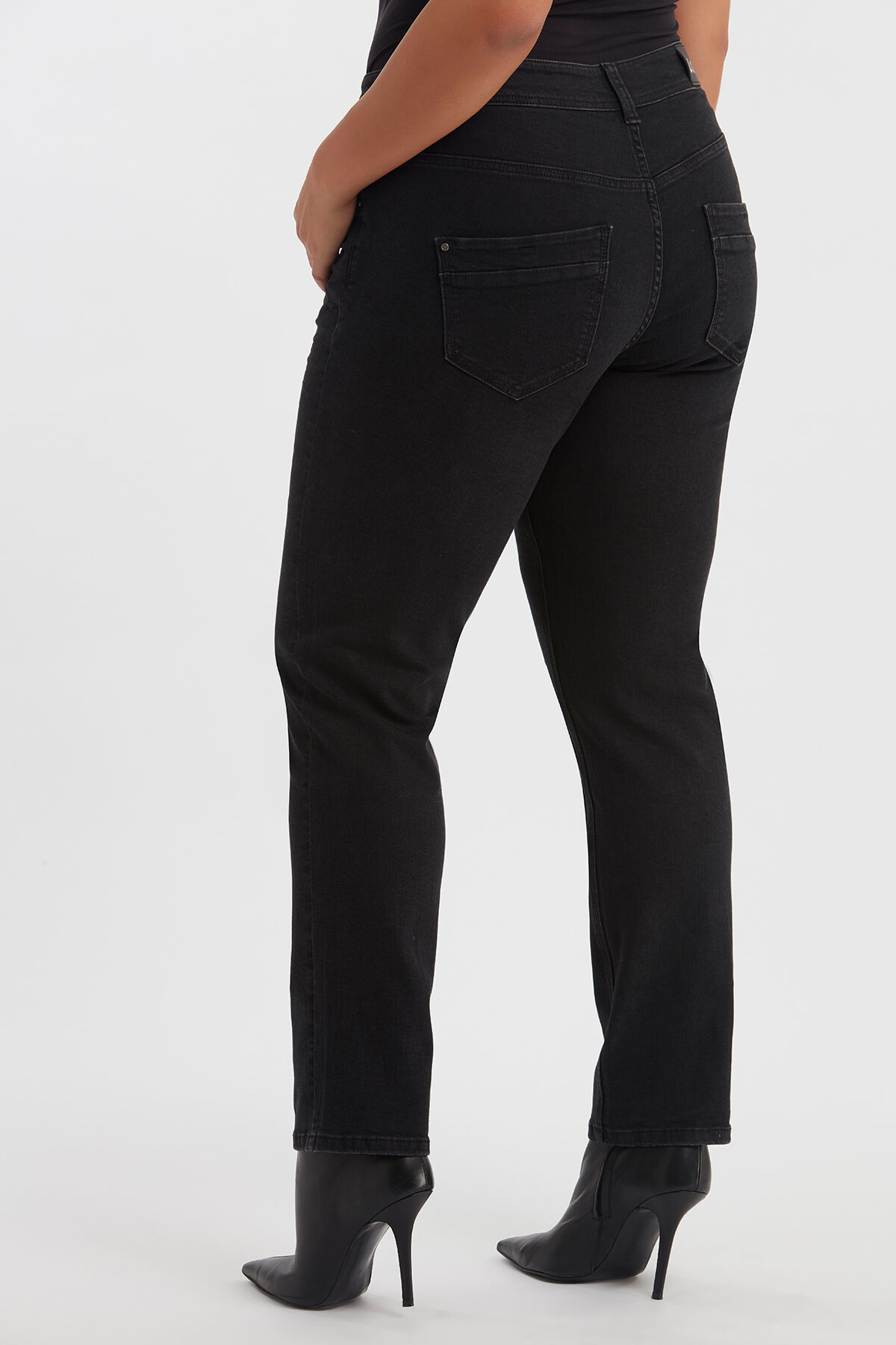 Jean droit ROSE image number 3