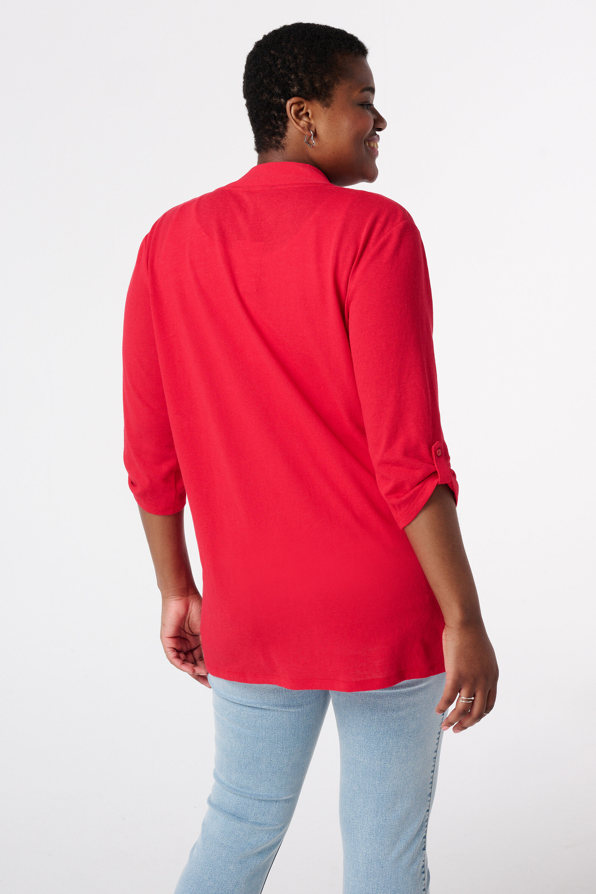 Gilet avec manches trois quarts image number 3