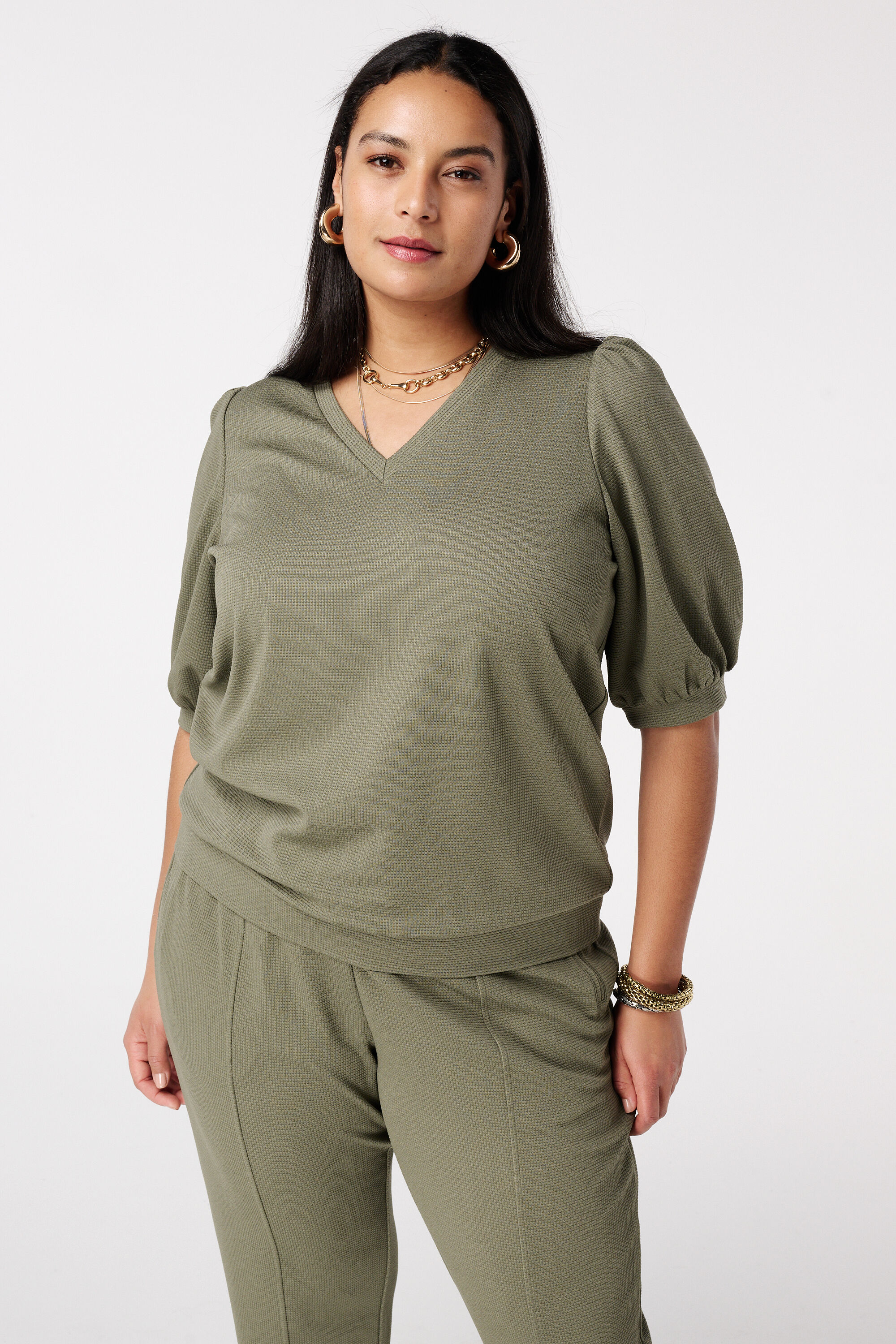 Top &agrave; manches bouffantes image number 0