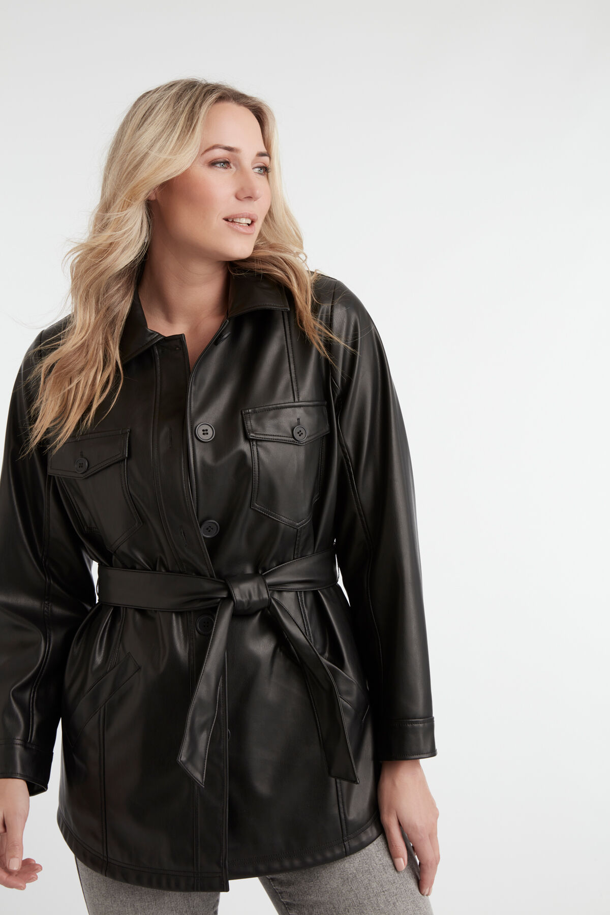 Veste en cuir PU image number 3