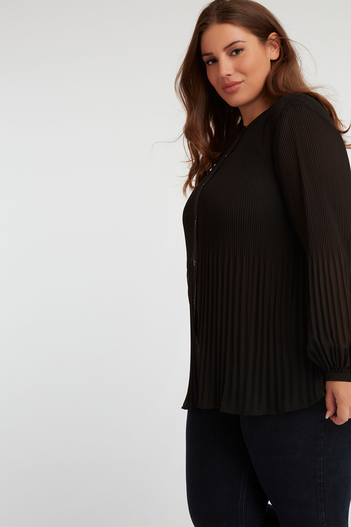 Chemisier pliss&eacute; image number 3