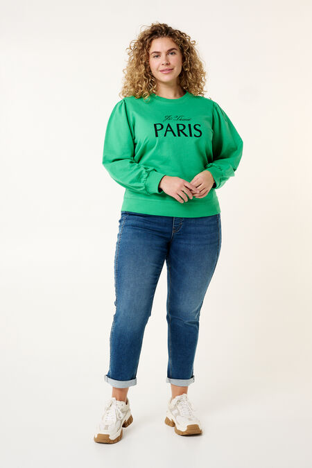 Sweater "Paris" mit Knopfdetails auf der Schulter