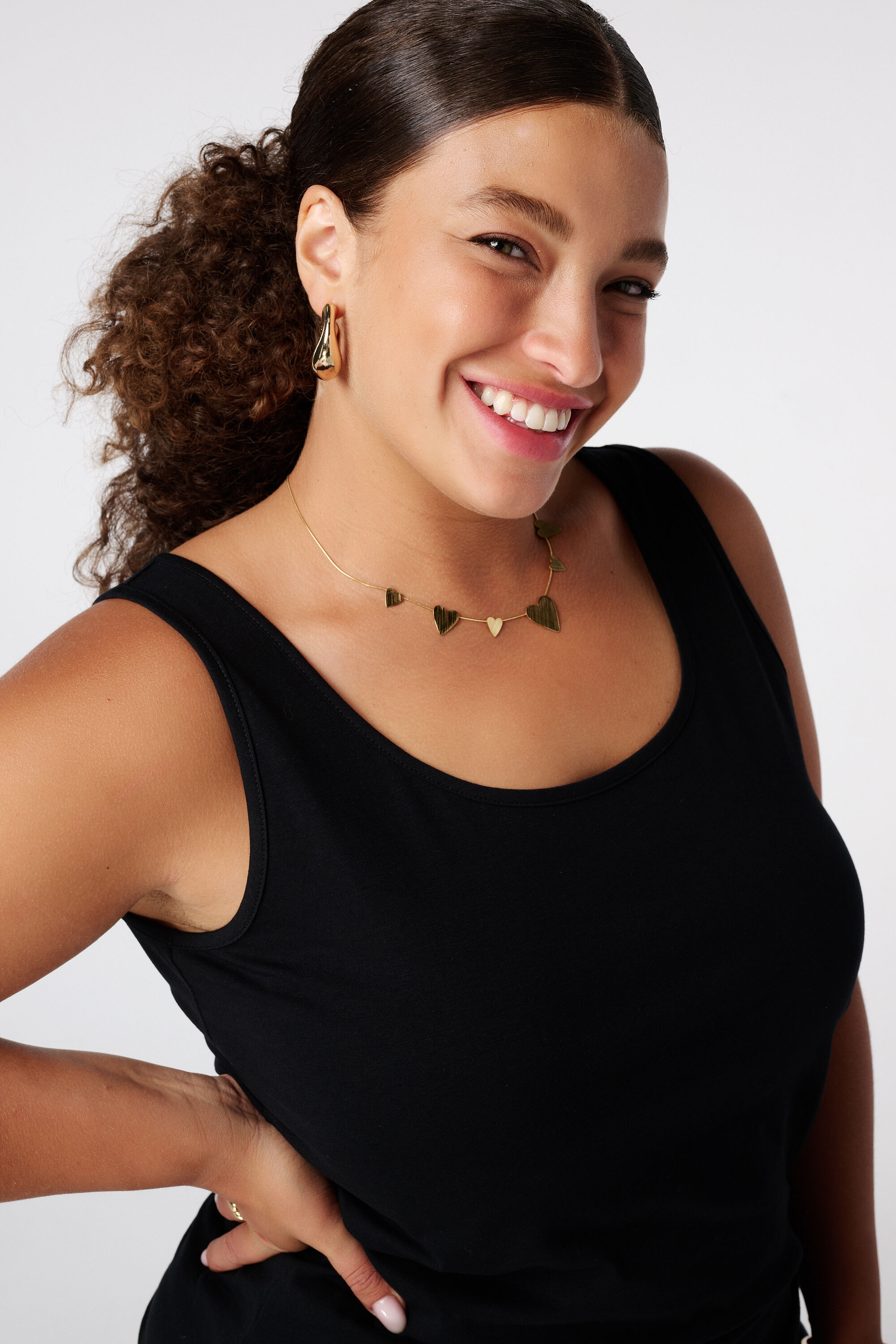 Lot de 2 maillots de corps extra longs en coton image number 4