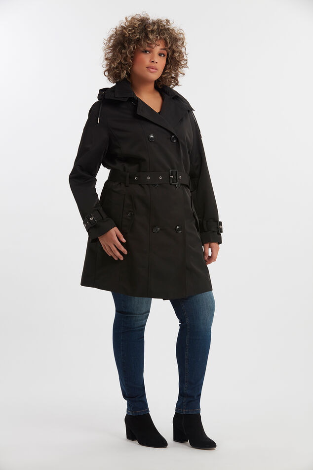 Trench avec capuche amovible image number 0