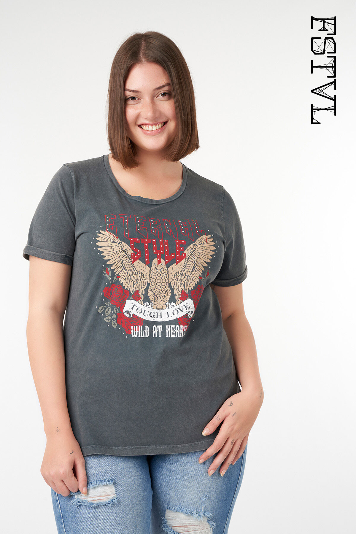 T-shirt &agrave; imprim&eacute; tendance image number 0