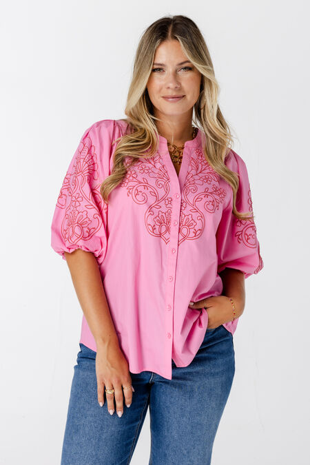 Blouse à manches bouffantes Blouse à manches bouffantes