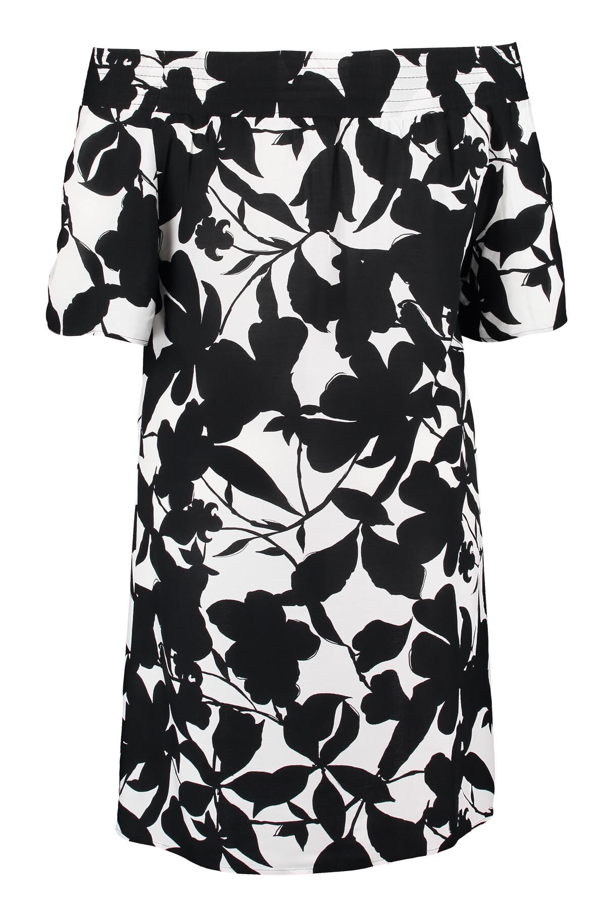 Robe &eacute;paule-nue imprim&eacute; fleuri image number 2