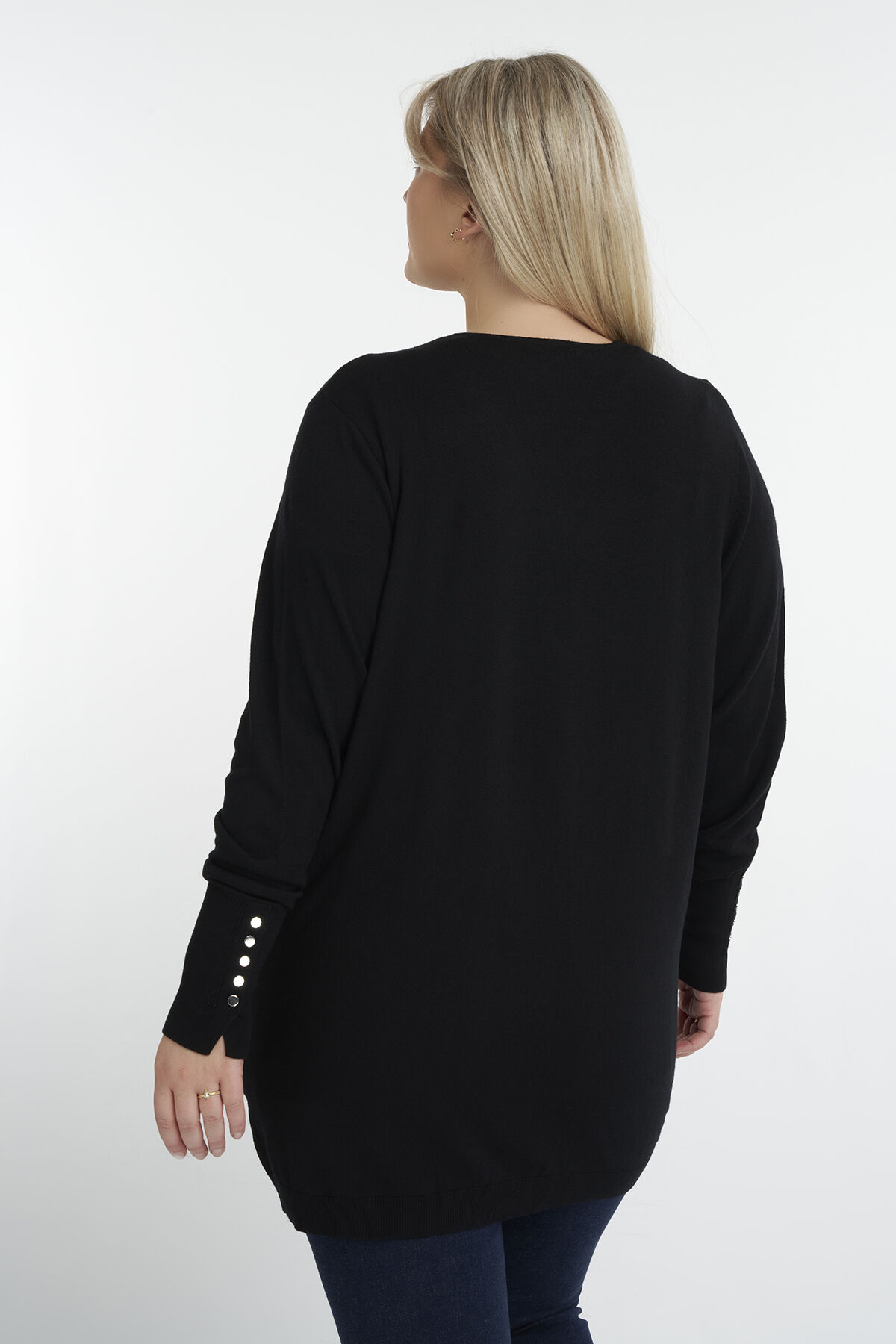 Cardigan long et ouvert image number 3