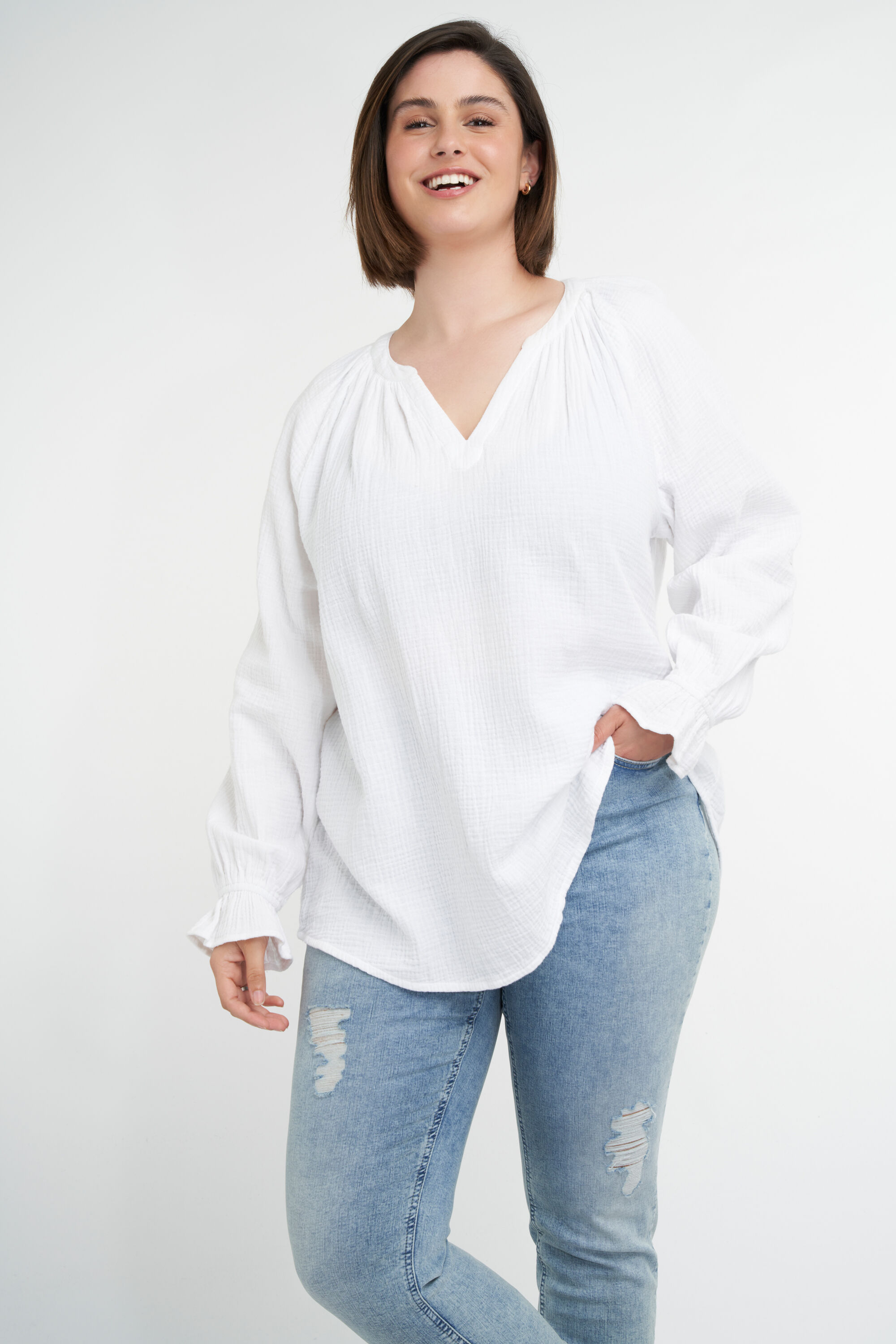 Chemisier en mousseline image number 7