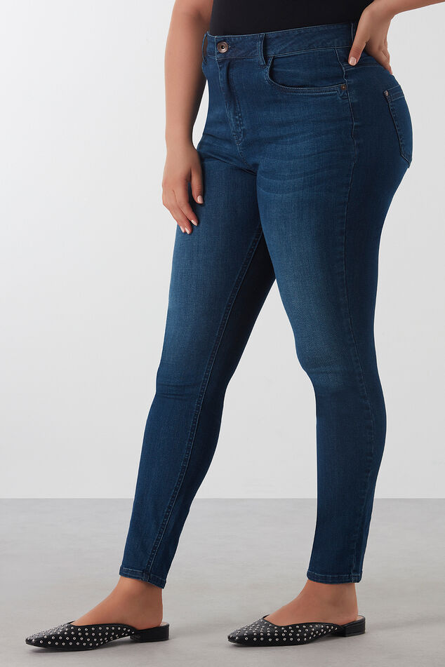 JEANS TAILLE HAUTE super skinny image number 0