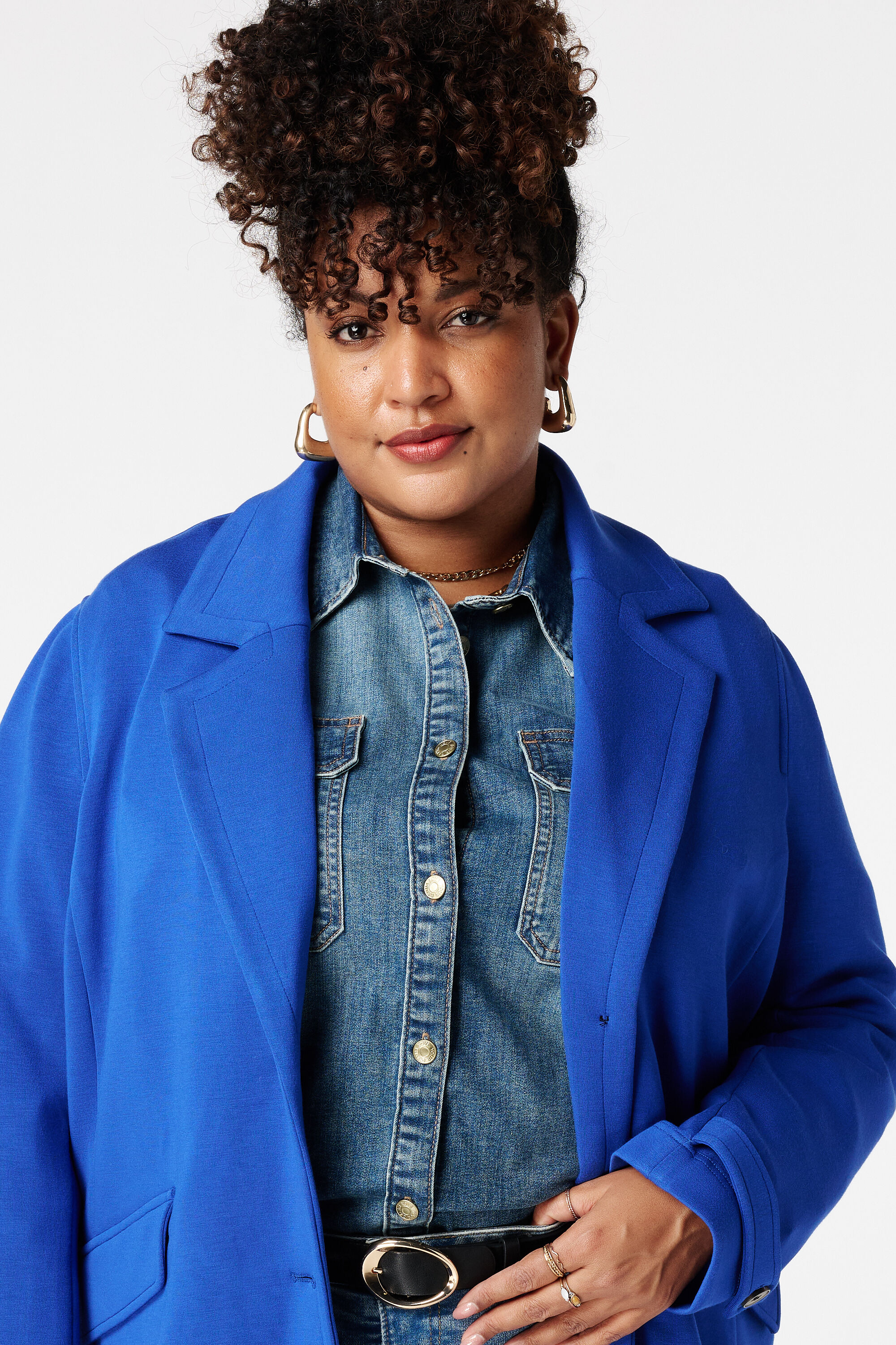 Manteau avec fermeture &agrave; boutons image number 4