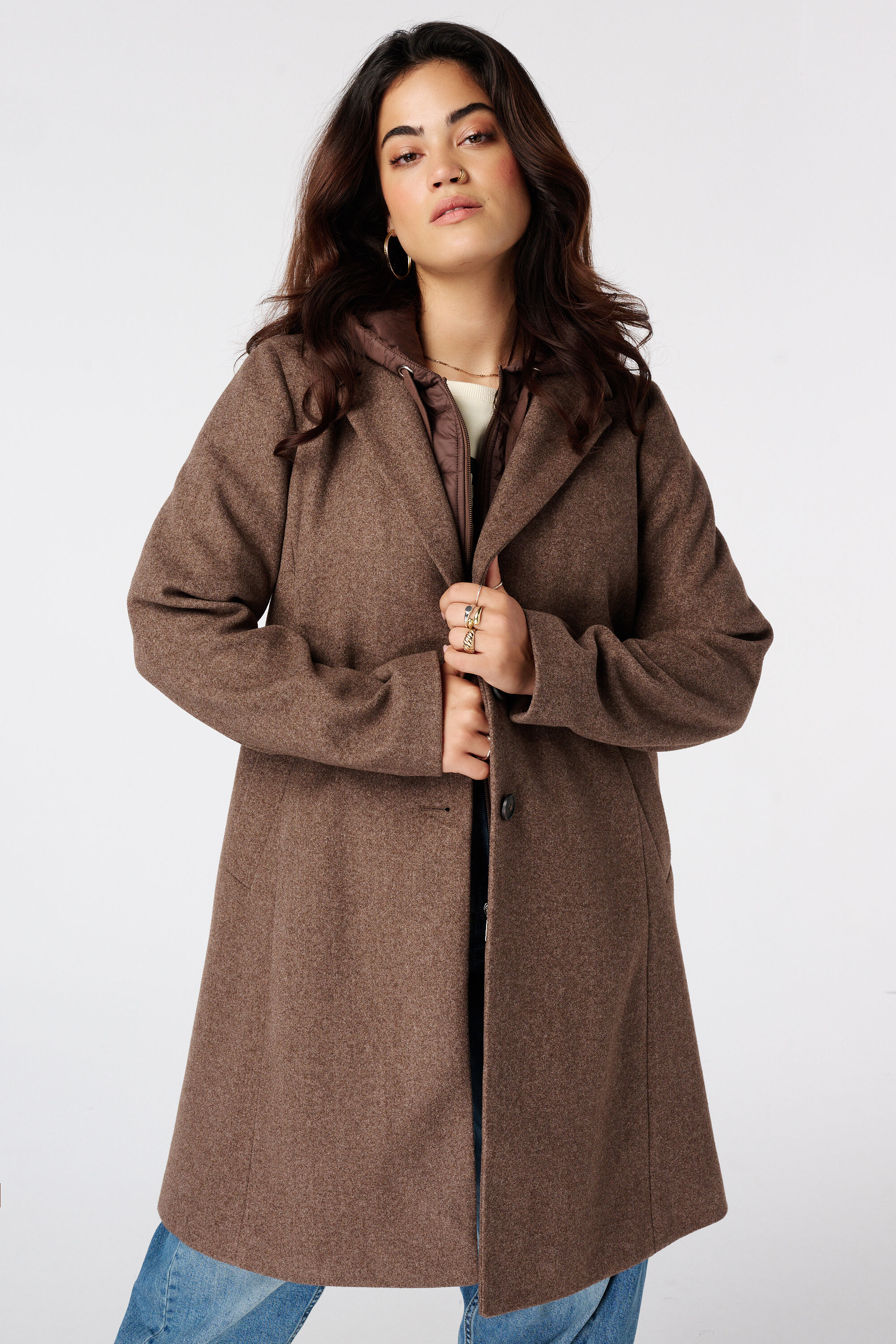 Manteau &agrave; capuche image number 5