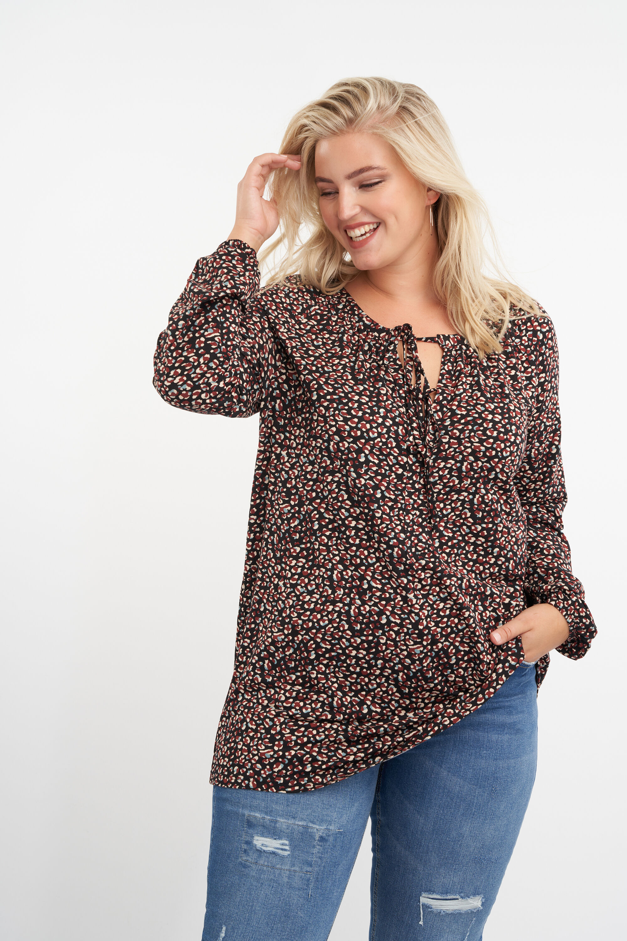 Tunique &agrave; imprim&eacute;