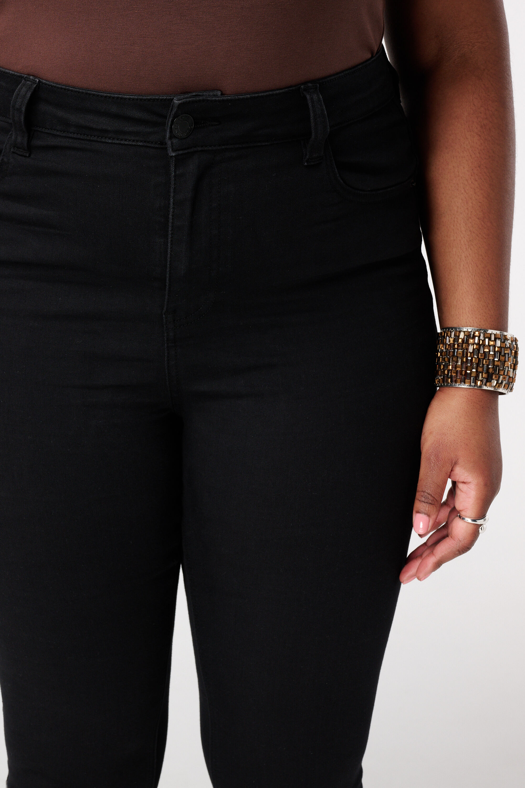 Jean skinny taille haute CHERRY image number 4