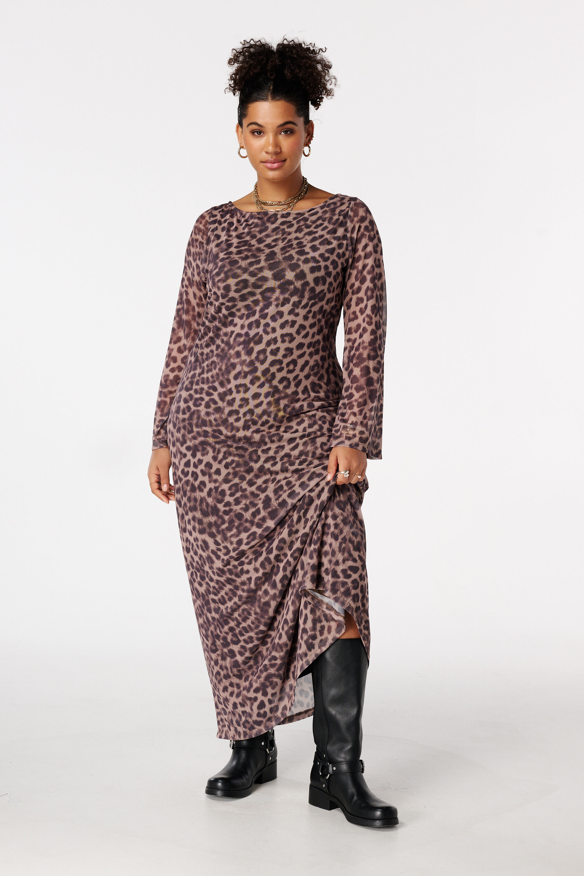 Robe maxi en mesh image number 0