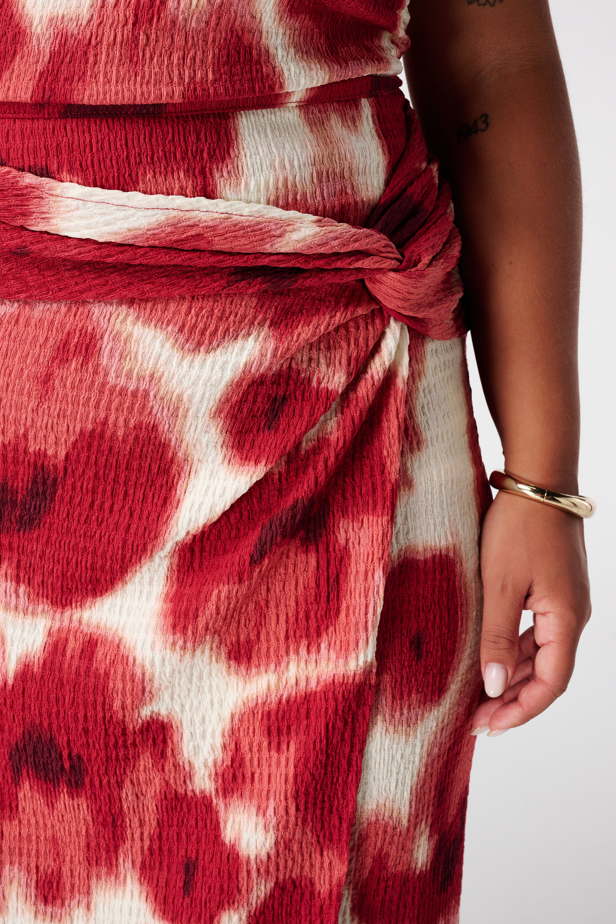 Jupe portefeuille avec imprim&eacute; image number 4