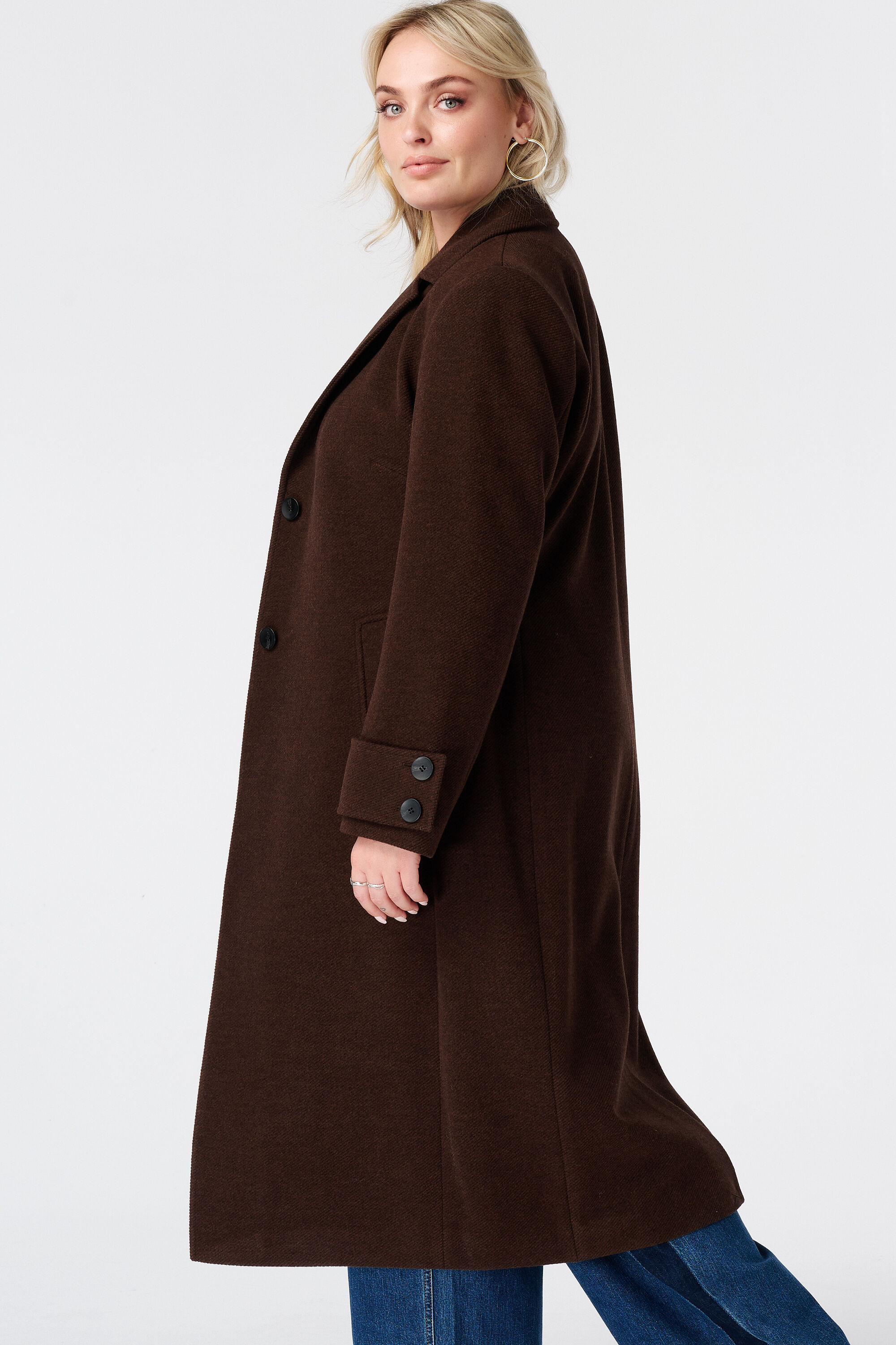 Manteau &agrave; fermeture boutonn&eacute;e image number 5