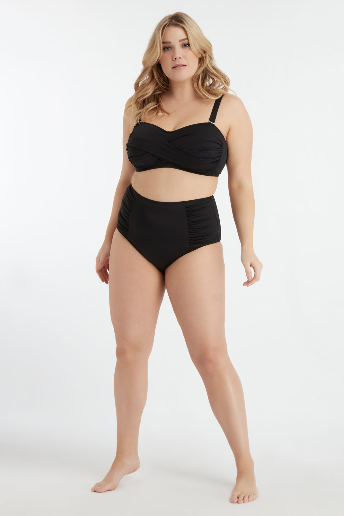 MS Mode haut de bikini couleur unie image number 4