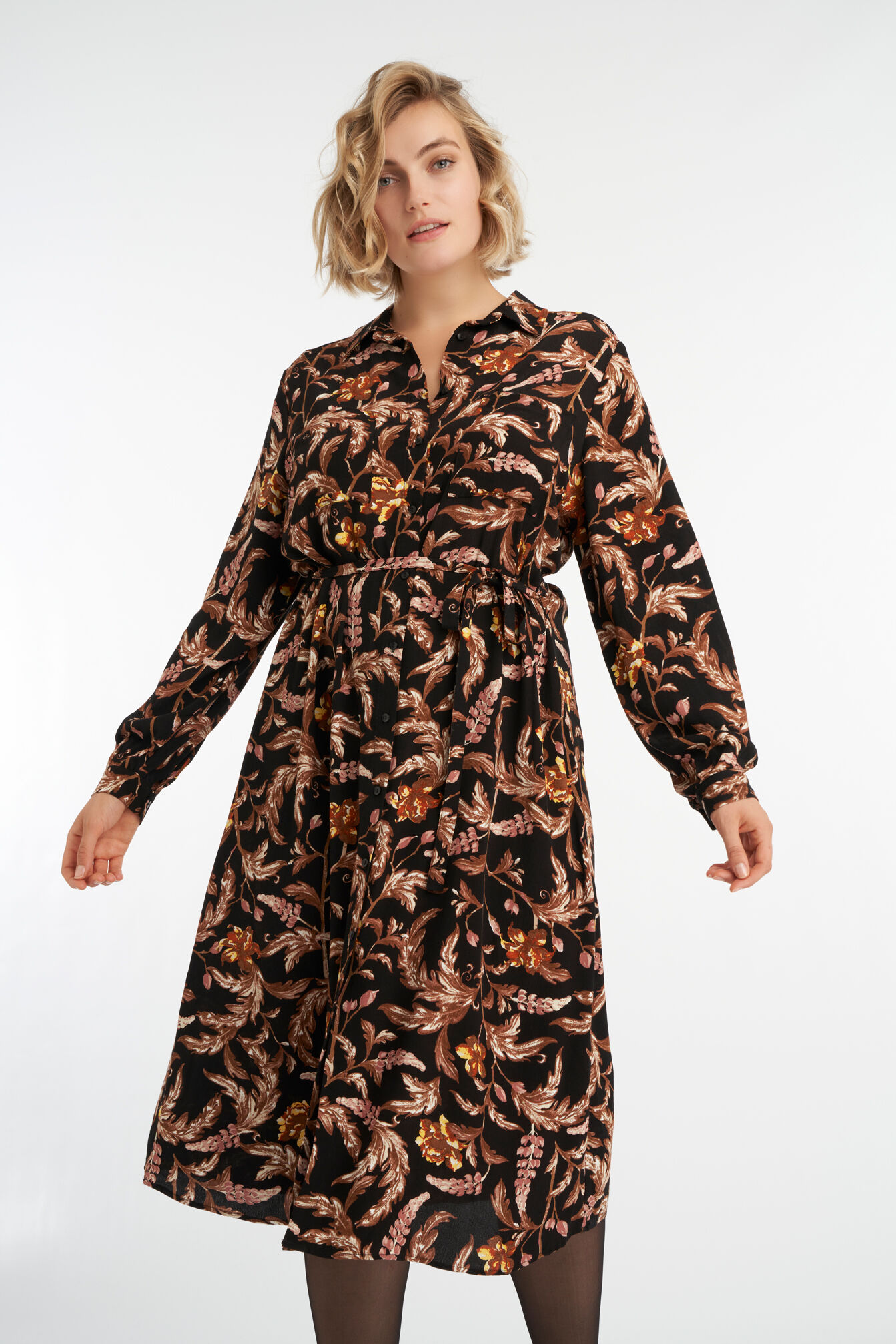 Robe mi-longue &agrave; imprim&eacute;  image number 6