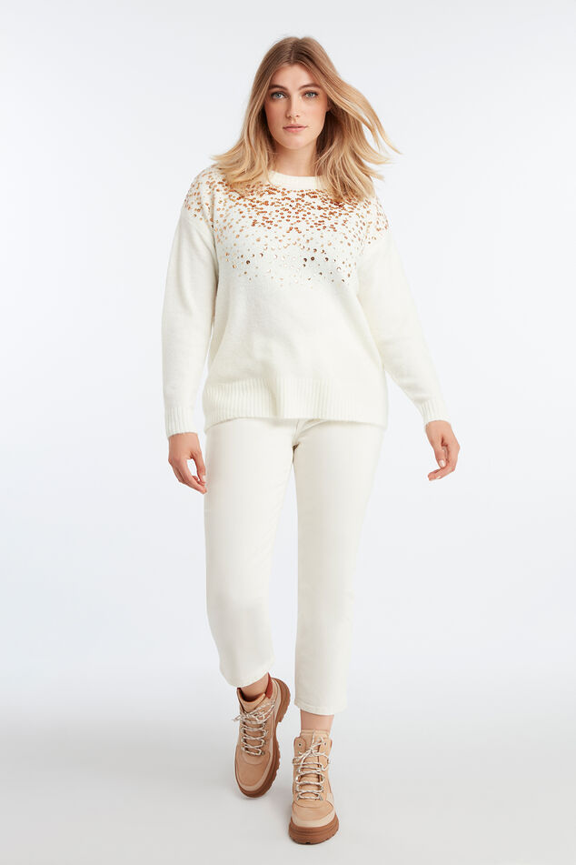 Pull-over à paillettes image number 0