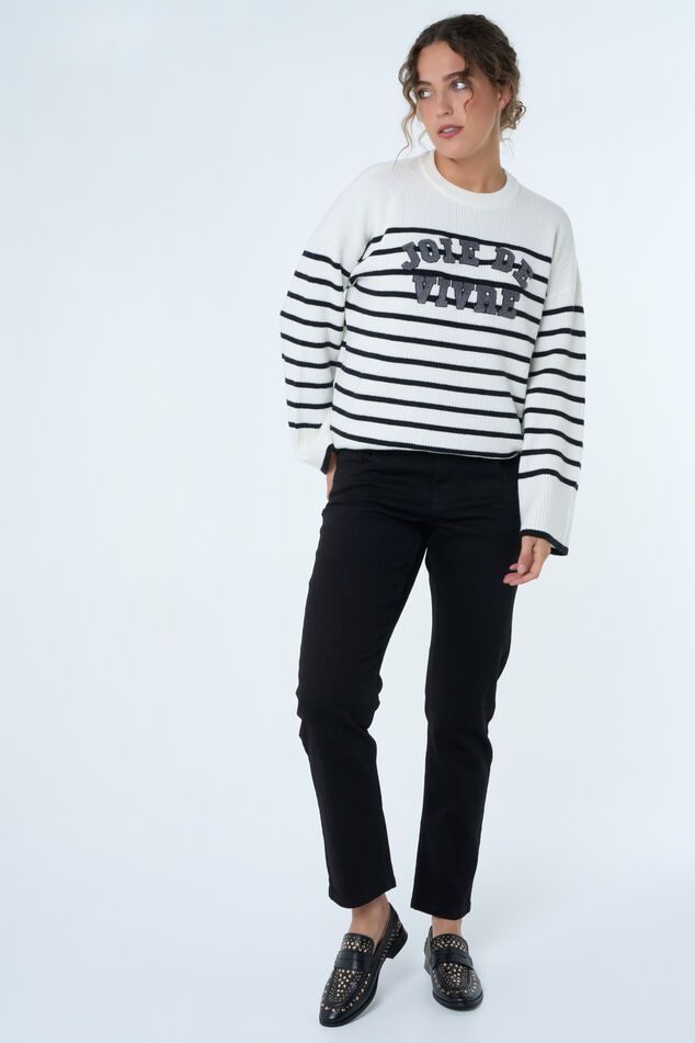 Jean à jambes amples ROSE image number 0