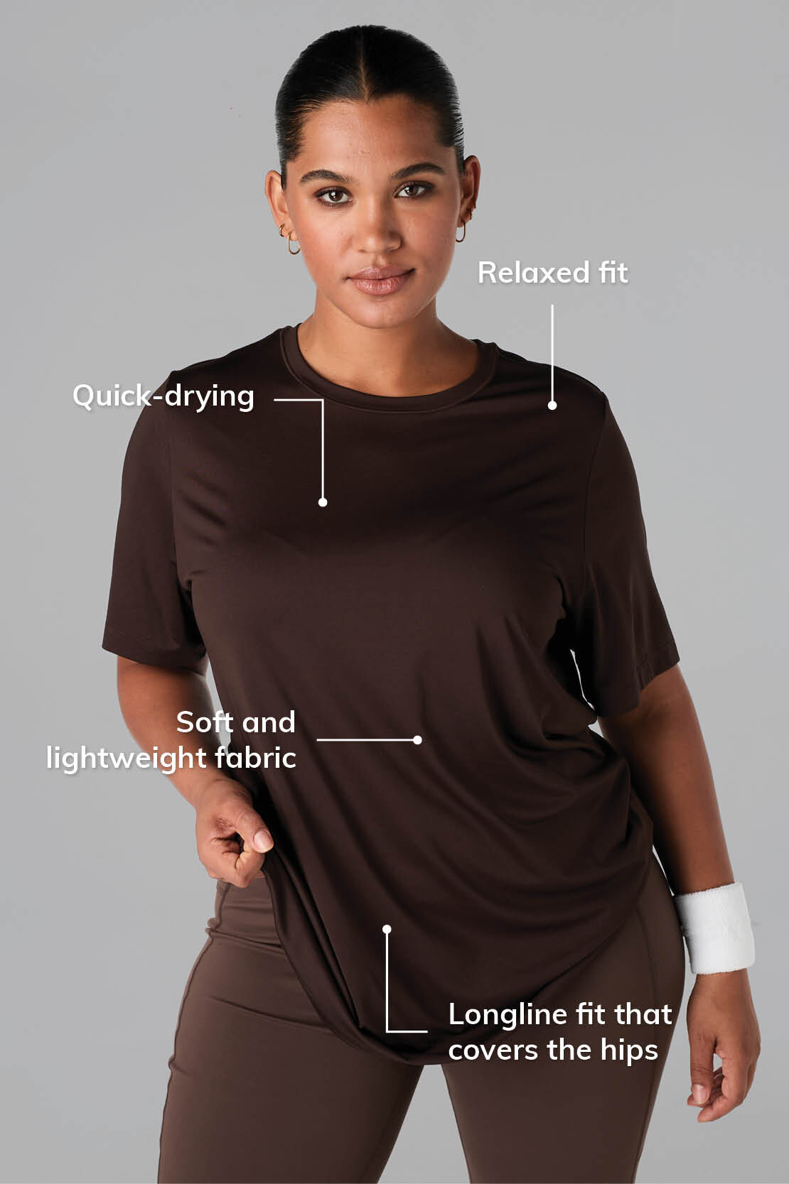 T shirt de sport long image number 1