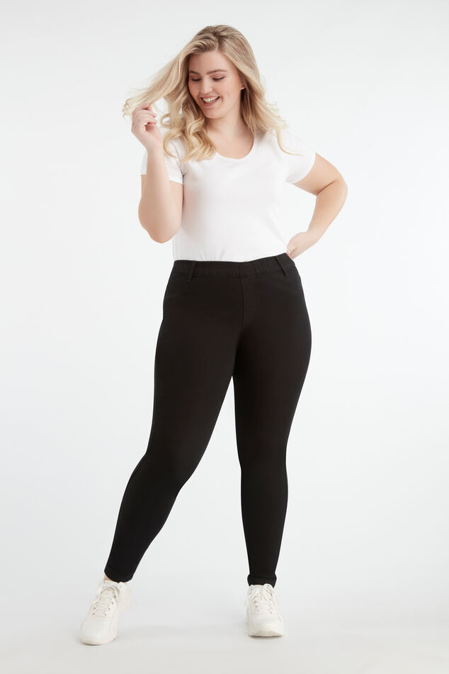 Tregging slim fit 32 inch POPPY  image number 4