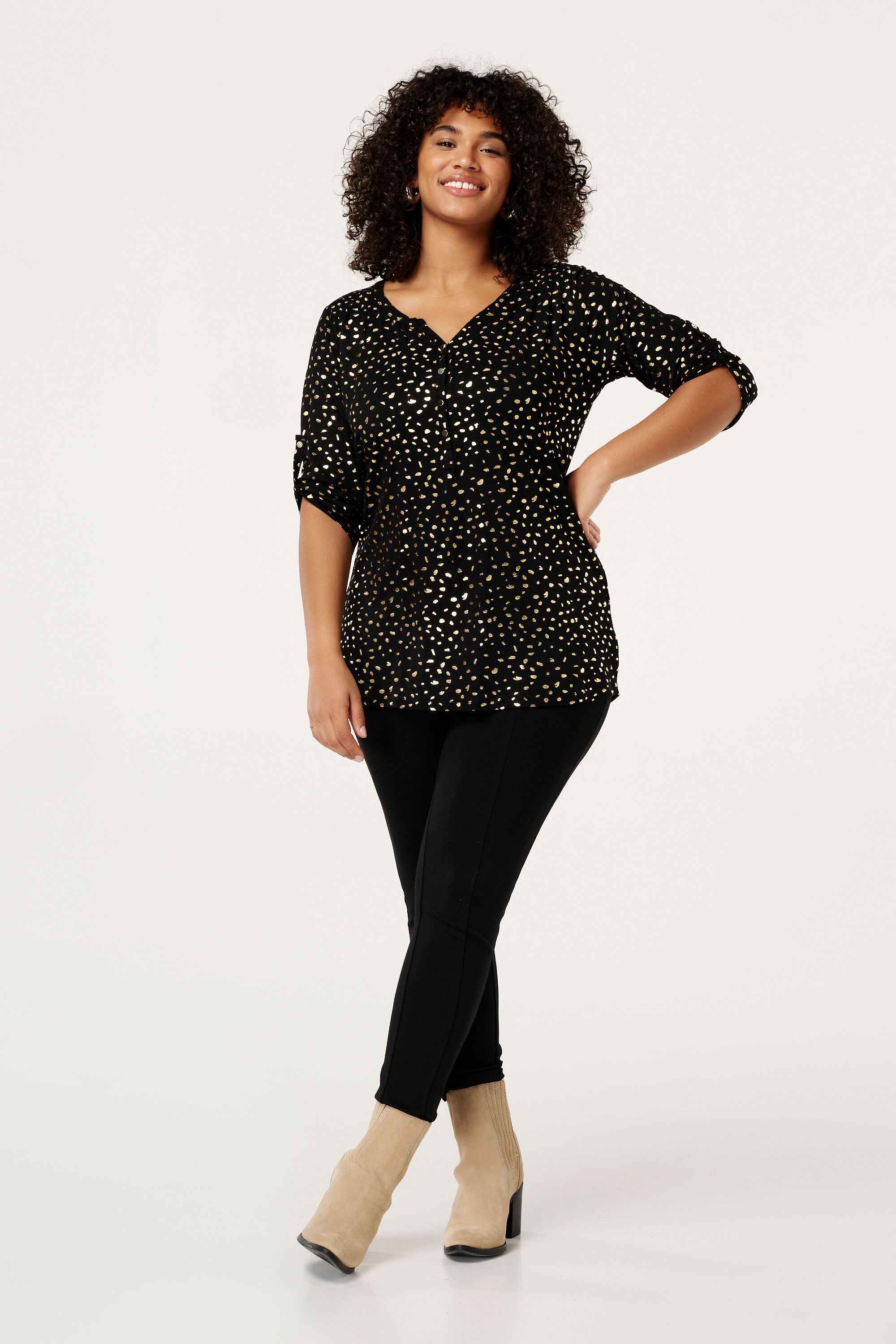 Haut &agrave; boutons  image number 5