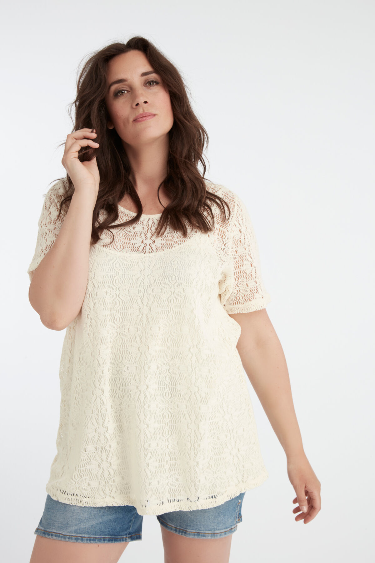 Haut long en crochet image number 5